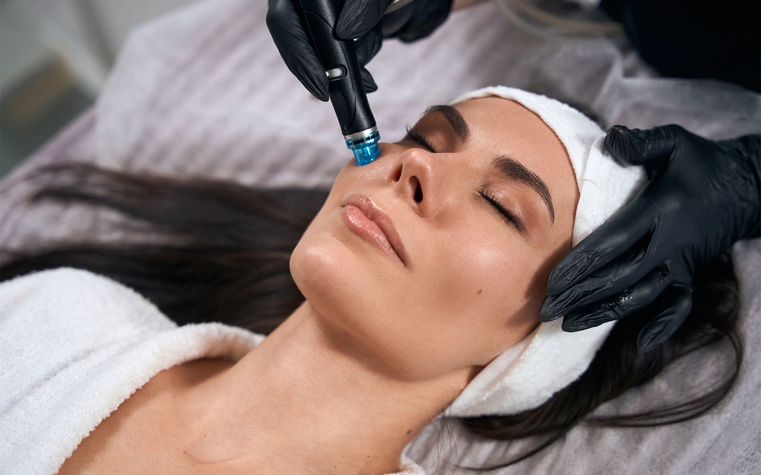 trinity medical spa services patient model receiving treatment